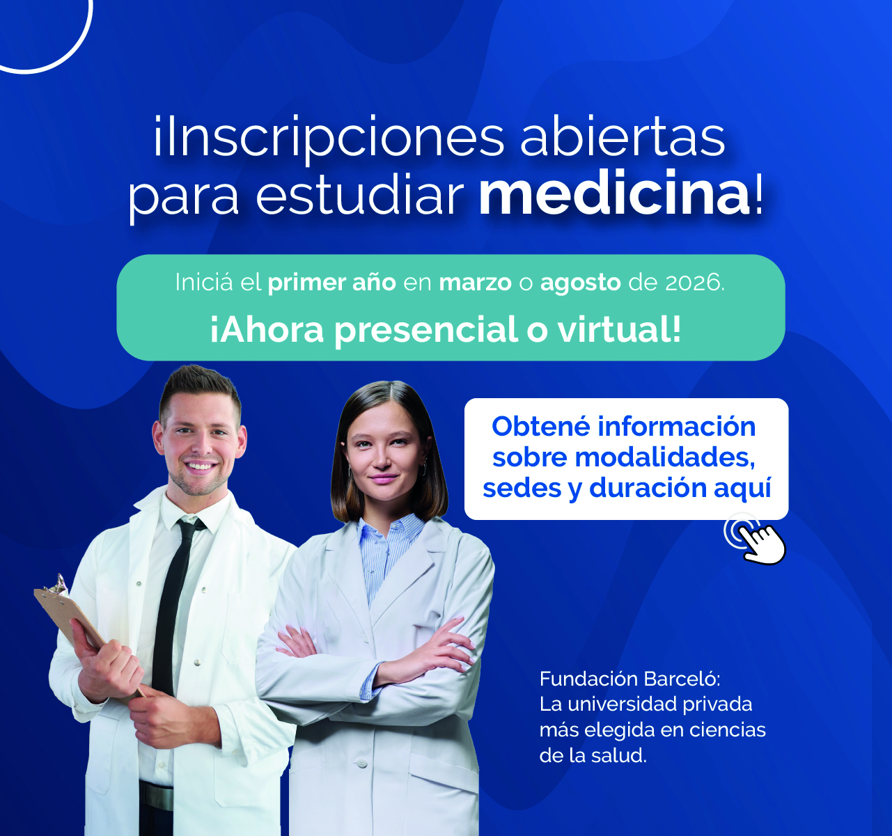 Inscripciones abiertas para Medicina