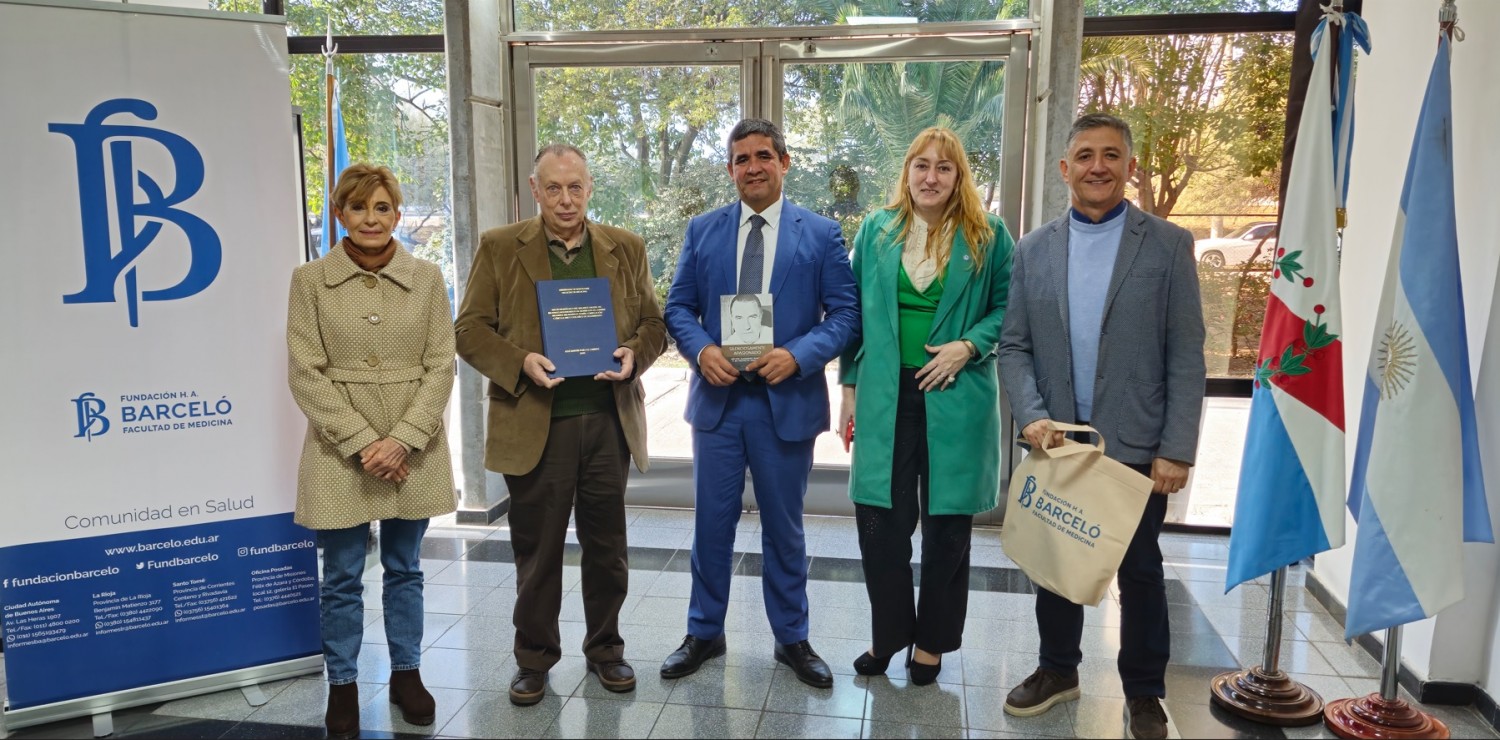 El Dr. Poblete visitó la Sede La Rioja y recordó sus inicios como docente de Medicina en Barceló